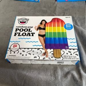 Rainbow POP Pool float 69x32x17in
